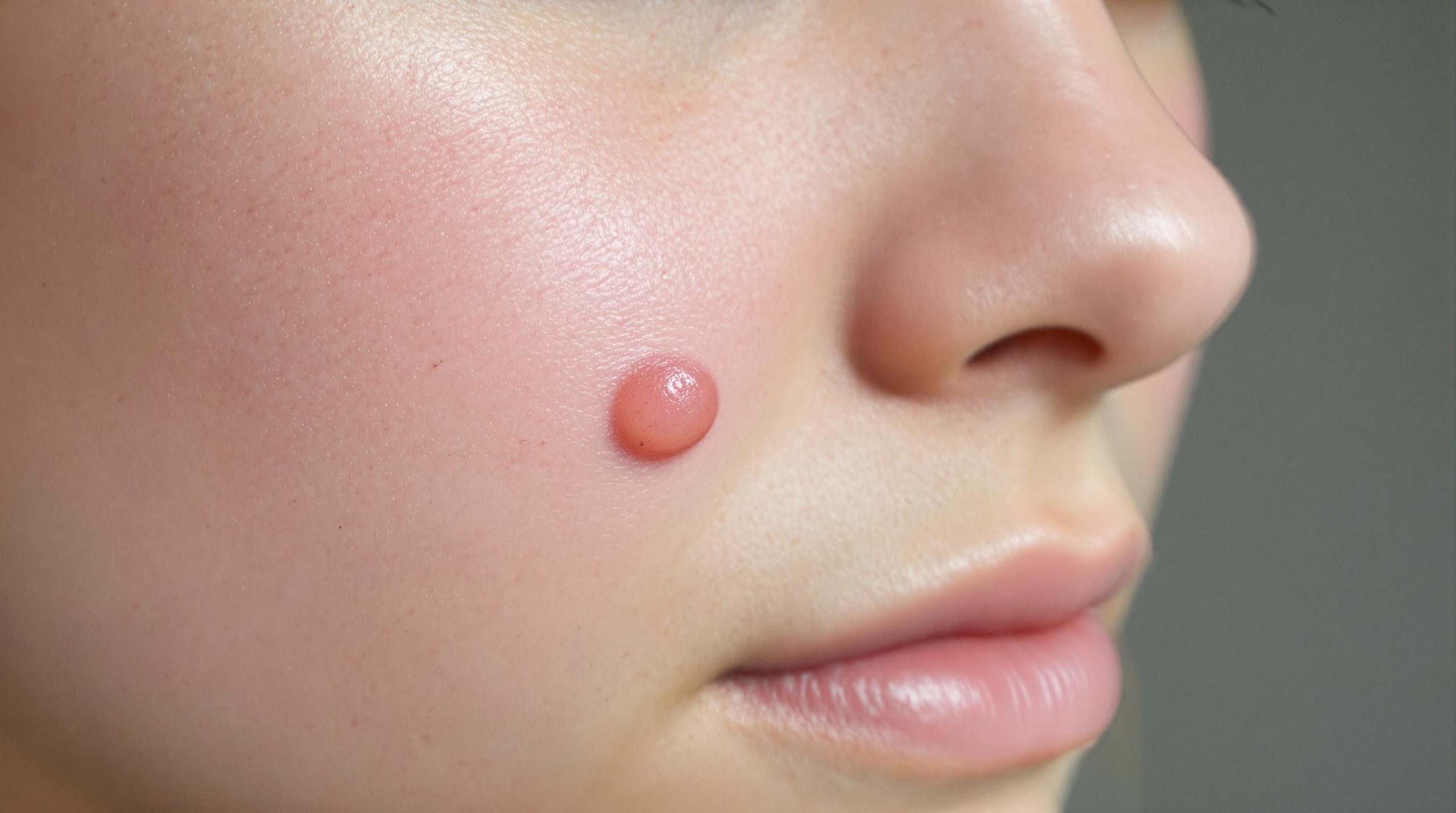Bouton sur la joue : Signification et solutions - Mode Reine