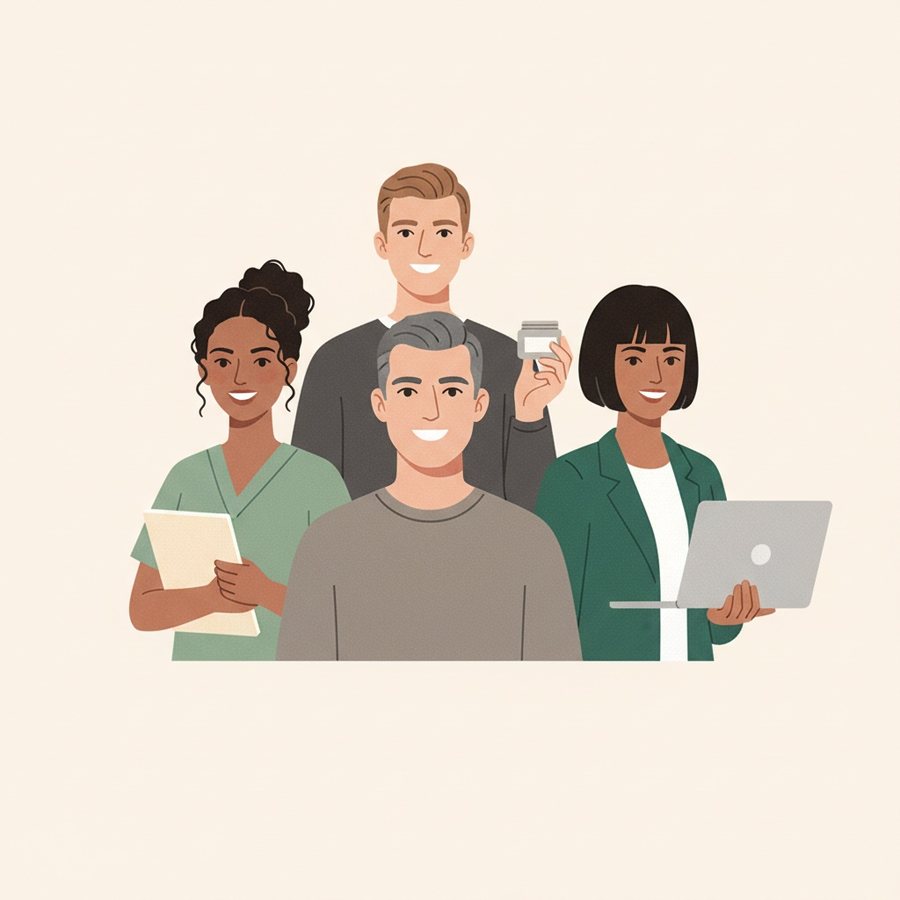 Illustration de l’équipe de rédaction